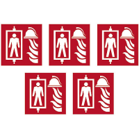Aufzug im brandfall nicht benutzen aufkleber